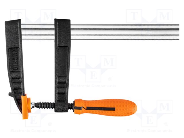 Parallel clamp; Grip capac: max.300mm; D: 120mm; carpentry works