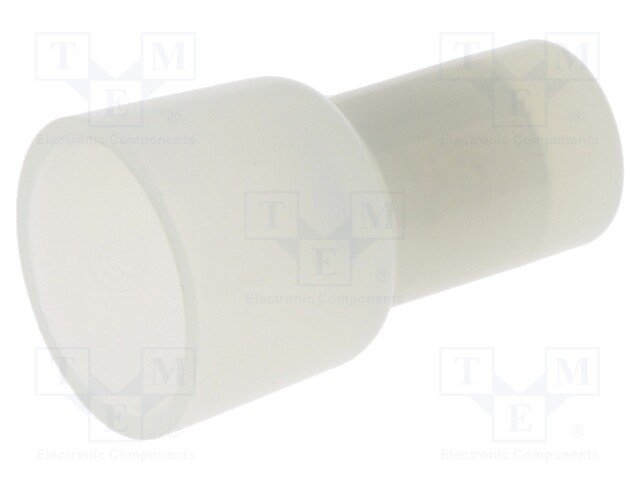 Close end; crimped; L: 24.5mm; Variant: insulated; UL94V-2