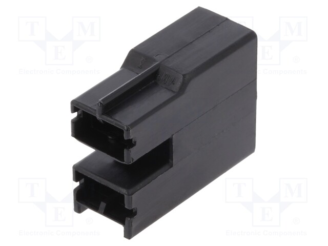 PL 250 REC HSG 2P NYLON BLACK
