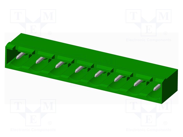 Connector: pluggable terminal block; socket; male; angled 90°