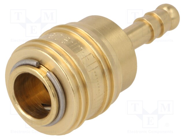 Quick connection coupling; straight; max.35bar; brass; D: 25mm
