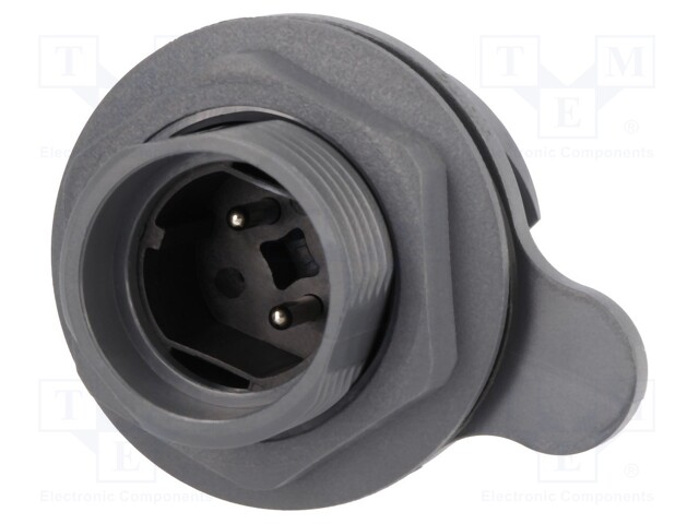 Connector: circular; socket; male; PIN: 2; Buccaneer 7000; UL94V-0