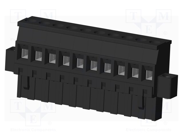 Connector: pluggable terminal block; plug; female; angled 90°