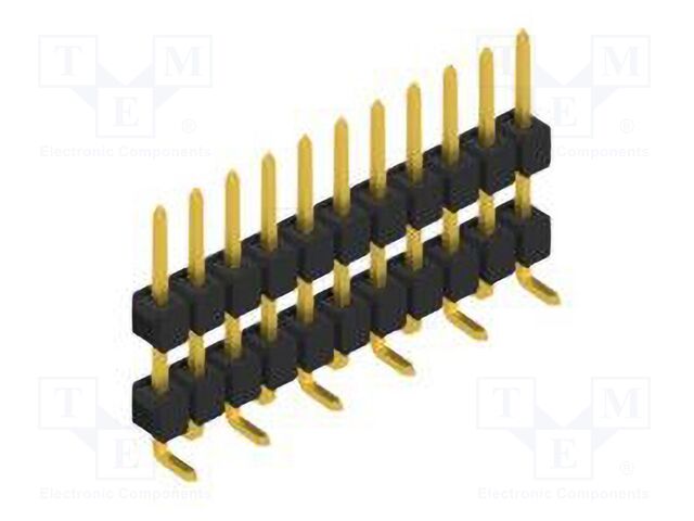Connector: pin strips; pin header; male; PIN: 11; 2.54mm; SMT; 1x11