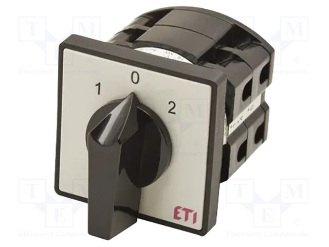 Switch: cam switch; Stabl.pos: 3; 63A; 1-0-2; for building in; IP20