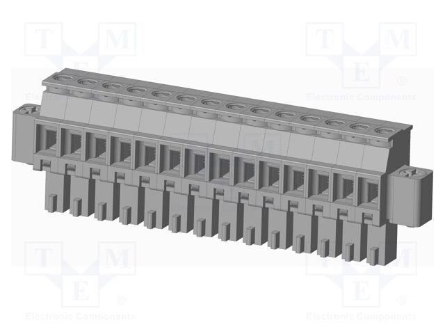 Connector: pluggable terminal block; plug; female; angled 90°