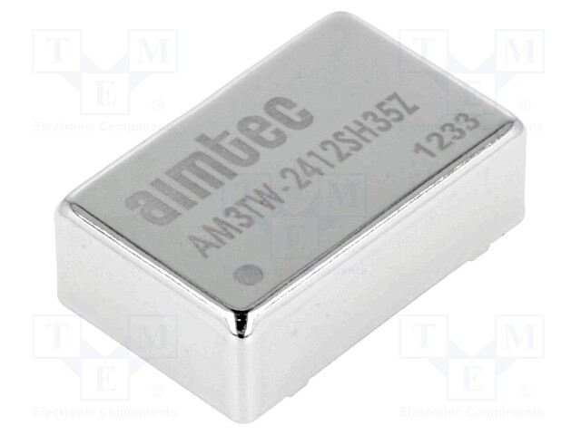 Converter: DC/DC; 3W; Uin: 9÷36V; 12VDC; Iout: 250mA; DIP24; 21g
