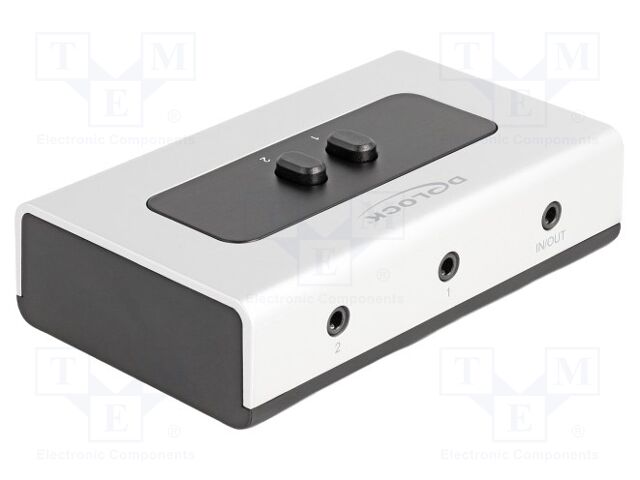 Switch; Out: Jack 3,5mm 3pin socket,Jack 3.5mm 4pin socket x2