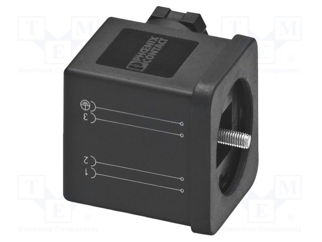 Connector: valve connector; plug; form A; female; PIN: 4; IP65; M16