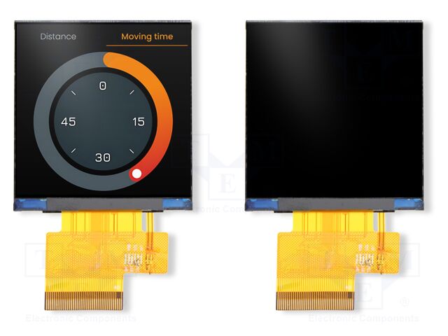 Display: TFT; 2.5"; 240x320; Illumin: LED; 47.7x51.35mm; RGB