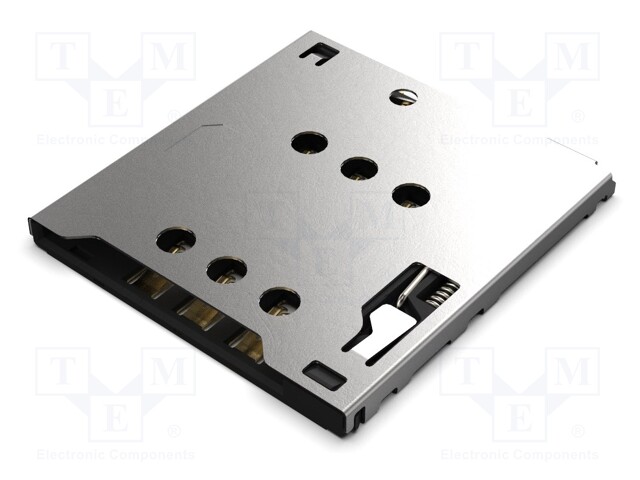 Connector: for cards; Micro SIM; push-push,with on/off switch