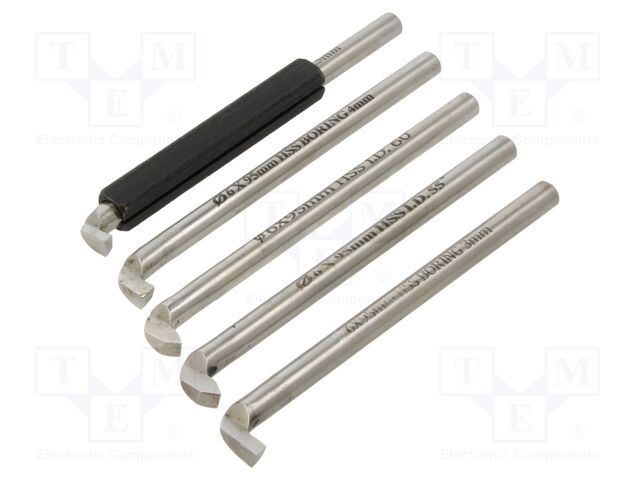 Tool accessories: reamer tool; Application: lathe; 5pcs.