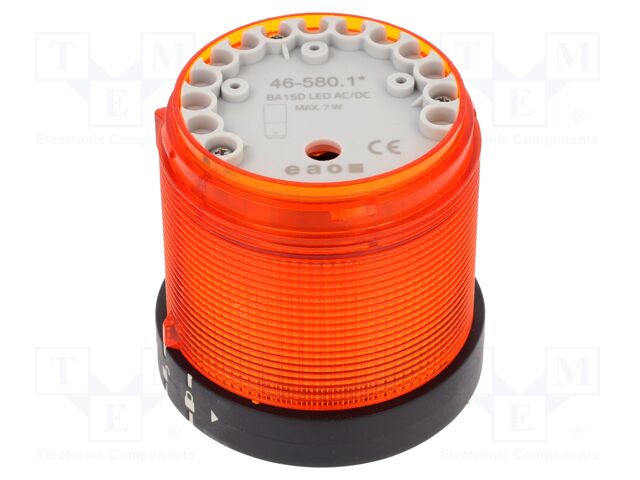 Automation module: light signaller; orange; 24VDC; 24VAC; IP44