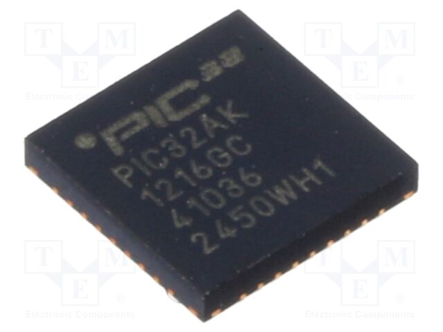 IC: PIC microcontroller; 128kB; 200MHz; 3÷3.6VDC; SMD; VQFN36; tube