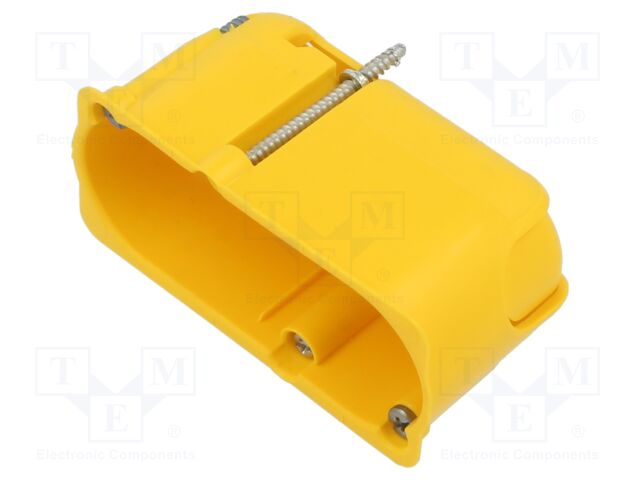 Enclosure: junction box; X: 76.5mm; Y: 35.5mm; Z: 40mm; plastic; IP20