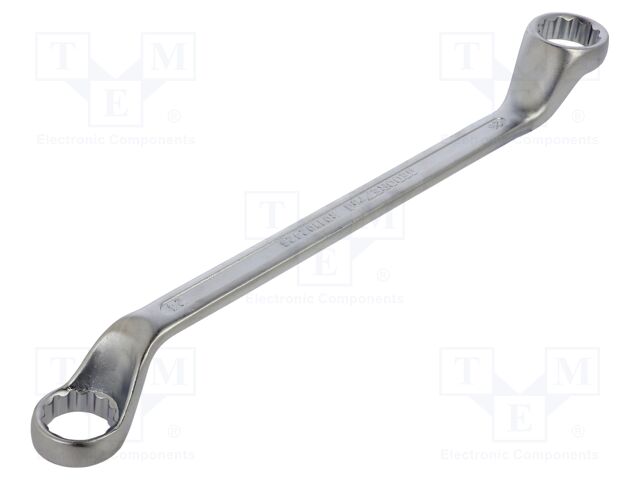 Wrench: ring; double-sided,bent; 24mm,26mm; L: 340mm; Gedore Red