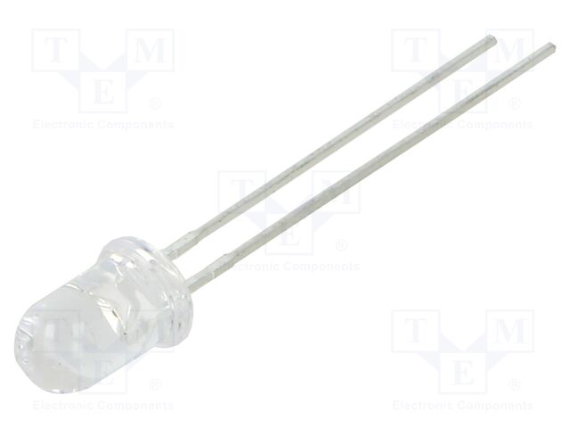LED; 5mm; red; 2700÷4200mcd; 20°; Front: convex; 1.95÷2.5V