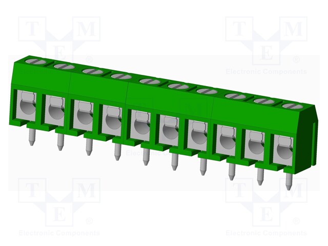 Connector: PCB terminal block; terminal; Plating: tinned; on PCBs