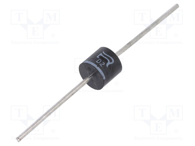 Diode: rectifying; THT; 600V; 25A; Package: Ammo Pack; P600; 1.5us