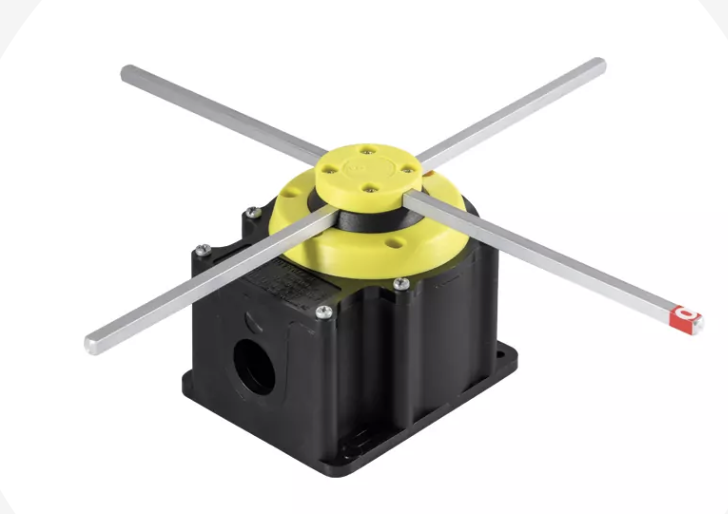 ROTARY ANGULAR LIMIT SWITCH 90° 4C 2 SPEEDS - L=200 RODS - IP67