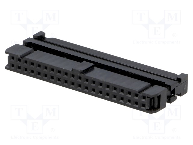 Plug; IDC; female; PIN: 40; IDC; for ribbon cable; 1.27mm