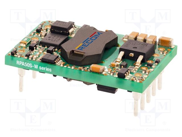 Converter: DC/DC; 50W; Uin: 18÷75V; Uout: 3.3VDC; Iout: 15A; 12.1g