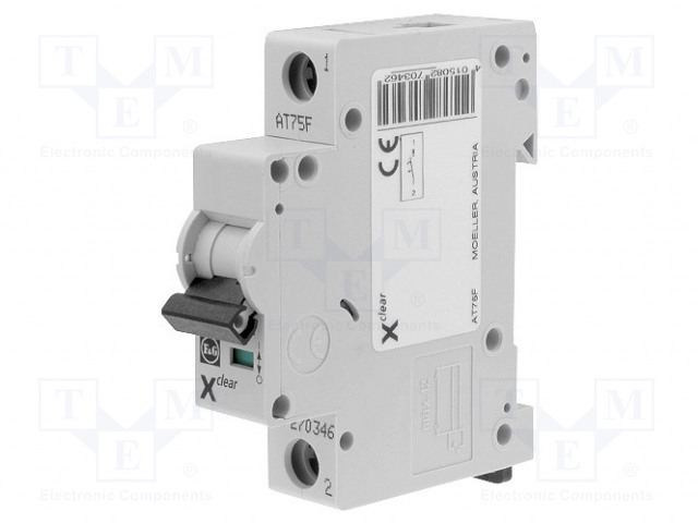 Circuit breaker; 230VAC; Inom: 50A; Poles: 1; DIN; Charact: C; 6kA