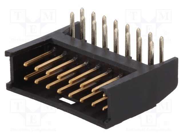 Socket; wire-board; male; AMPMODU MOD II; 2.54mm; PIN: 16; THT