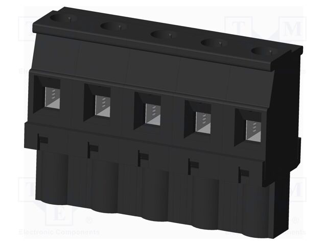 Connector: pluggable terminal block; plug; female; angled 90°