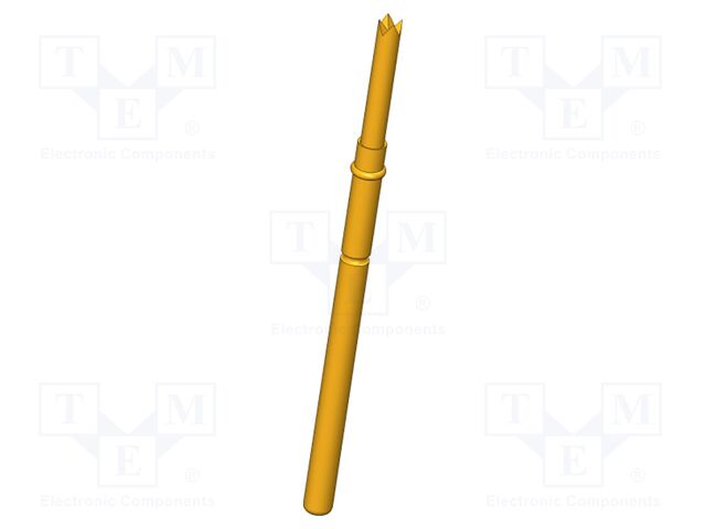 Test needle; Operational spring compression: 4mm; 5A; Ø: 1.3mm