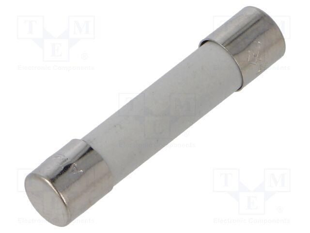 Fuse: fuse; ultra rapid; 0.125A; 660VAC; ceramic,cylindrical