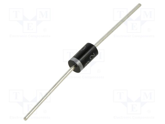 Diode: rectifying; THT; 1kV; 3A; Ammo Pack; Ifsm: 150A; DO201AD