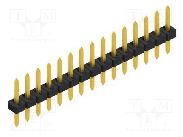 Connector: pin strips; pin header; male; PIN: 15; 2mm; THT; 1x15