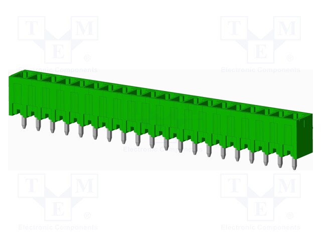 Connector: pluggable terminal block; socket; male; straight; THT