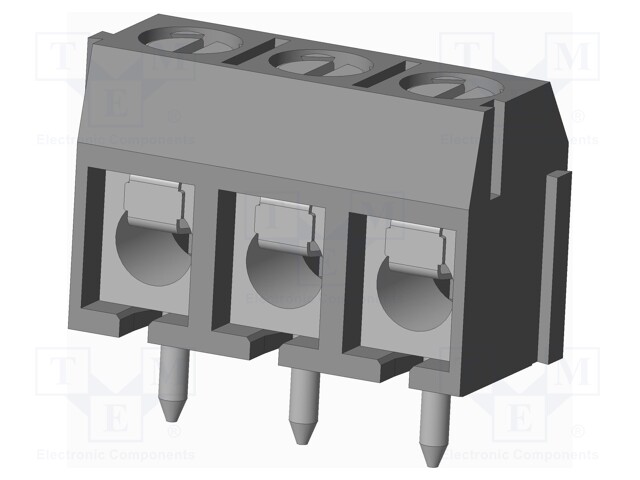 Connector: PCB terminal block; terminal; Plating: tinned; on PCBs