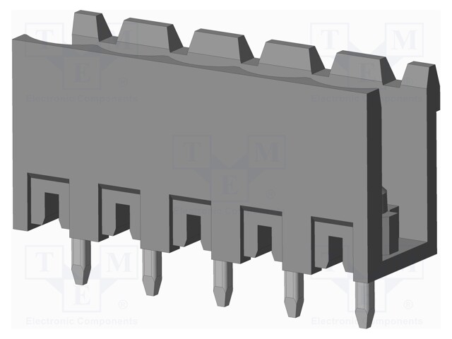 Connector: pluggable terminal block; socket; male; on PCBs