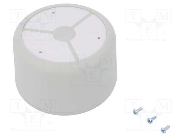 Enclosure: for alarms; Z: 43mm; with battery compartment; IO-TEK