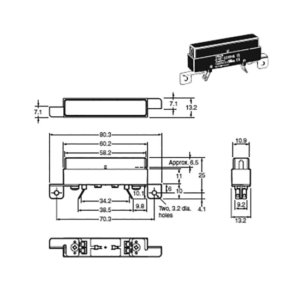 Safety switch: enabling switch; NO x2; Features: without gasket