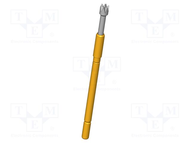 Test needle; Operational spring compression: 4mm; 5A; Ø: 2mm; 3N