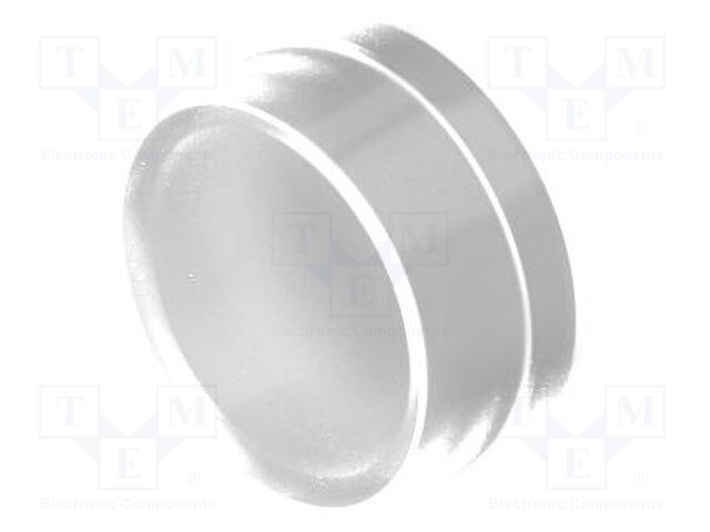 Actuator lens; OptoHiT; colourless; plastic; Ø29mm
