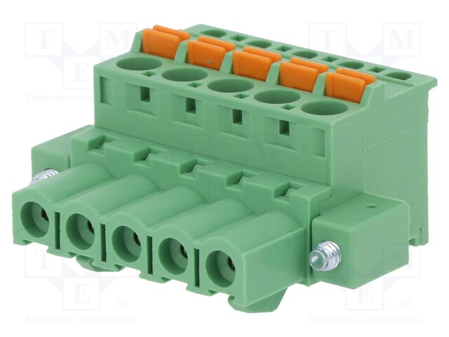Pluggable terminal block; 5.08mm; ways: 5; angled 90°; plug; 320V