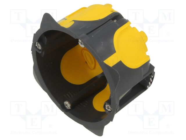 Enclosure: junction box; Ø: 67mm; Z: 40mm; plaster embedded; IP40