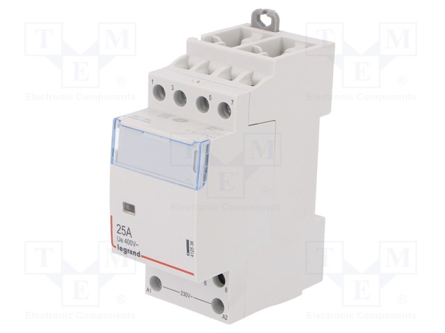 Contactor: 4-pole installation; NC x4; 230VAC; 25A; DIN; SM400