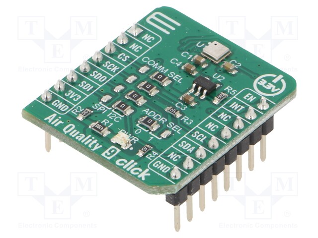 Click board; air quality sensor; I2C,SPI; ENS160; 3.3VDC