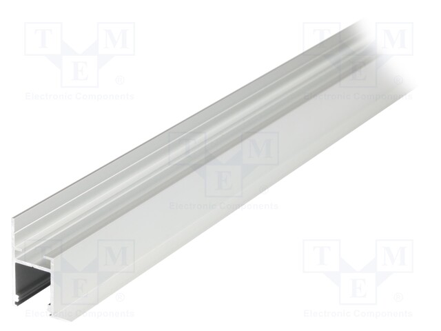 Profiles for LED modules; recessed; natural; L: 1m; aluminium