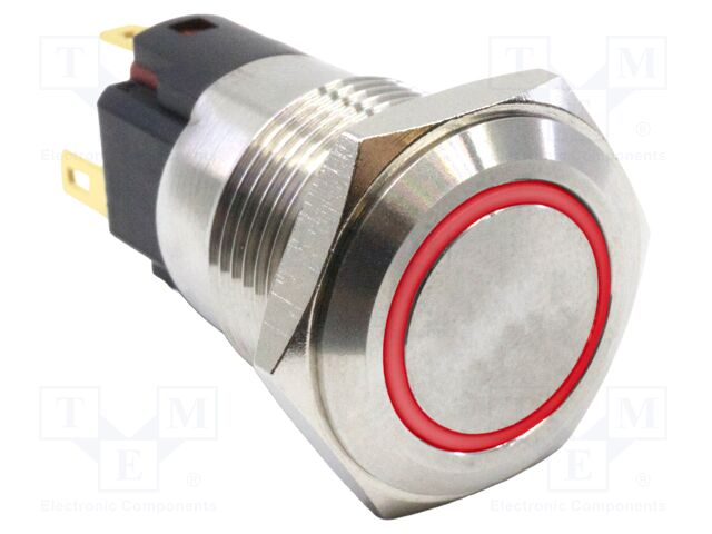 Switch: vandal resistant; Pos: 2; SPDT; 5A/250VAC; 2A/24VDC; IP65