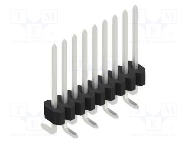 Connector: pin strips; pin header; male; PIN: 9; 1.27mm; SMT; 1x9