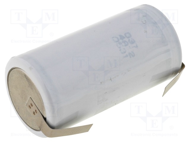 Re-battery: Ni-Cd; C; 1.2V; 2500mAh; Leads: soldering lugs