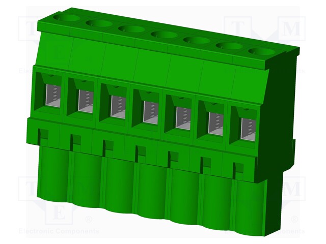 Connector: pluggable terminal block; plug; female; angled 90°