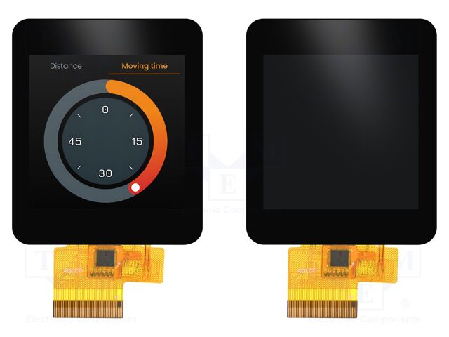 Display: TFT; 2.4"; 240x320; Illumin: LED; 47.7x51.35mm; RGB
